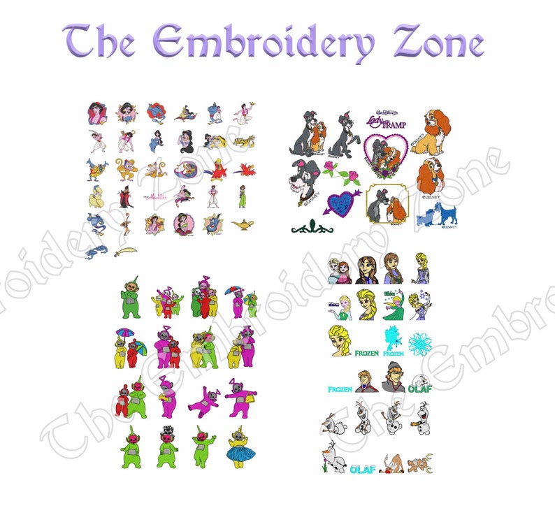 Machine Embroidery Designs Collection PFAFF on USB Over 170,000