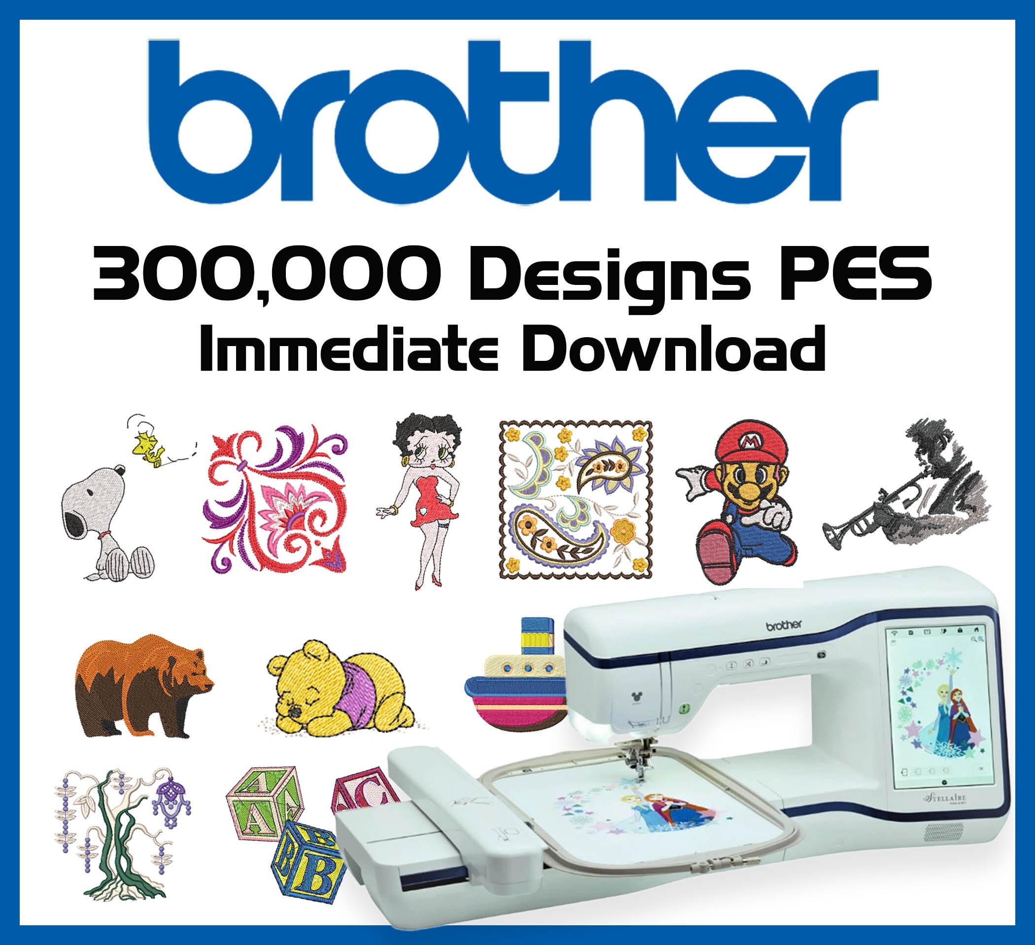 Brother Embroidery Machine PE800, 138 Built-in Philippines