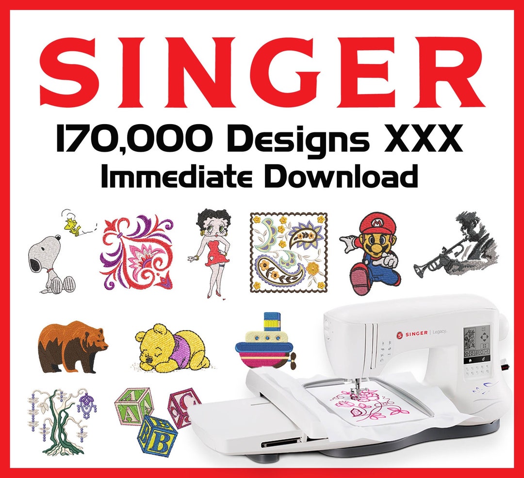 Embroidery Designs Collection Singer Machine Download Over 170,000