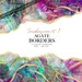 Iridescence Borders Clipart Geode Border Marble Border - Etsy