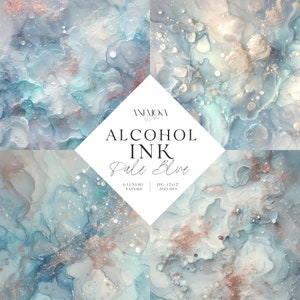 Pale Blue Alcohol Ink Pattern, liquid paint textures, Elegant and Glamorous Shimmer Backgrounds, Alcohol Ink Digital Papers Sublimation