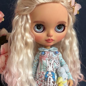 Blythe OOAK doll, art doll & doll custom. Cute Blythe doll, retro doll and doll art. Custom doll, retro Blythe doll and doll Blythe