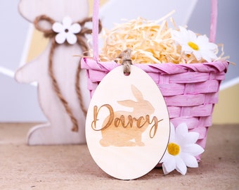 Easter Wooden Tag | Easter Bunny | Personalised Easter Tag