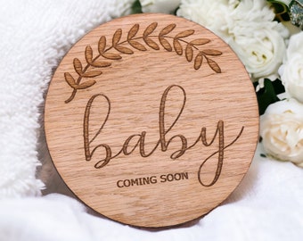 Baby Coming Soon Announcement, Birth Announcement Sign, Wooden Birth Gift, New Baby Gift, Hello World My Name Is, Baby Name Plaque
