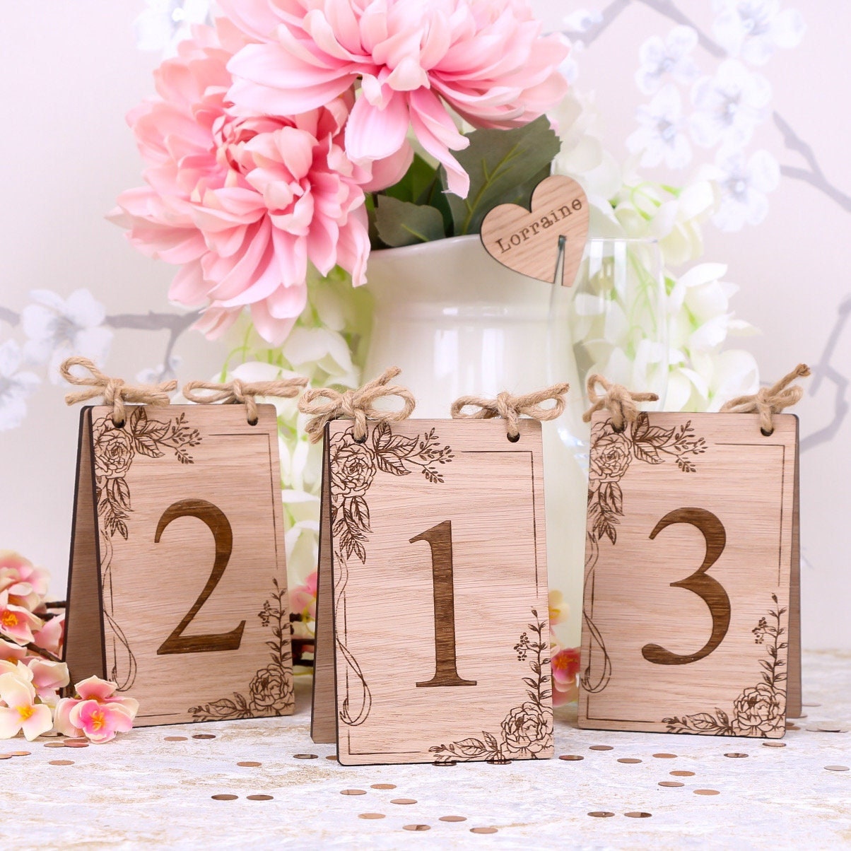 Wooden Table Names for Wedding Wedding Table Name Table Etsy