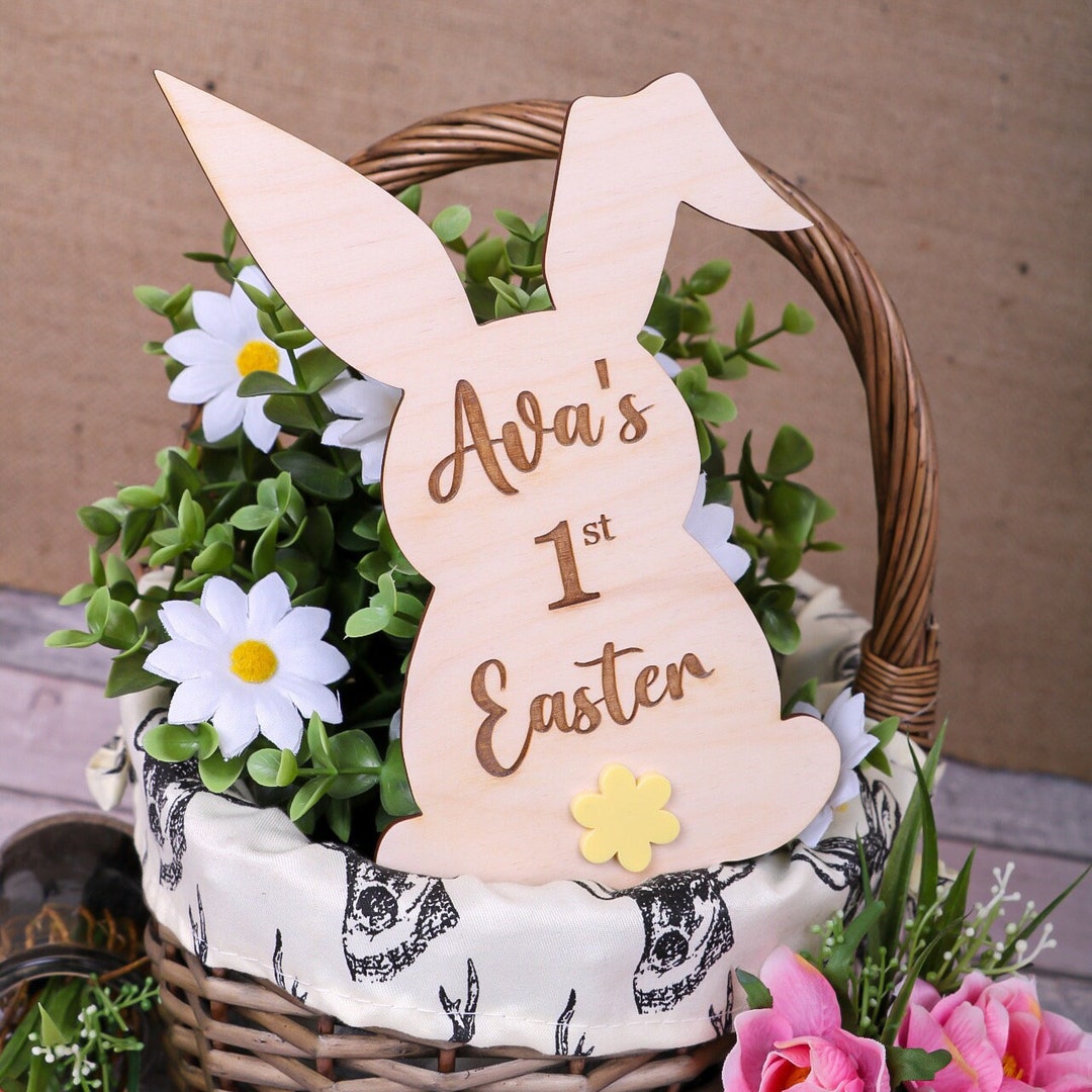 First Easter Signs Personalised My First | Easter Plaque | First Easter Sign | Easter ...