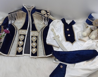 Costume de circoncision, costume de baptême, tenue de prince, tenue pour bébé garçon, circoncision de garçon, séance photo
