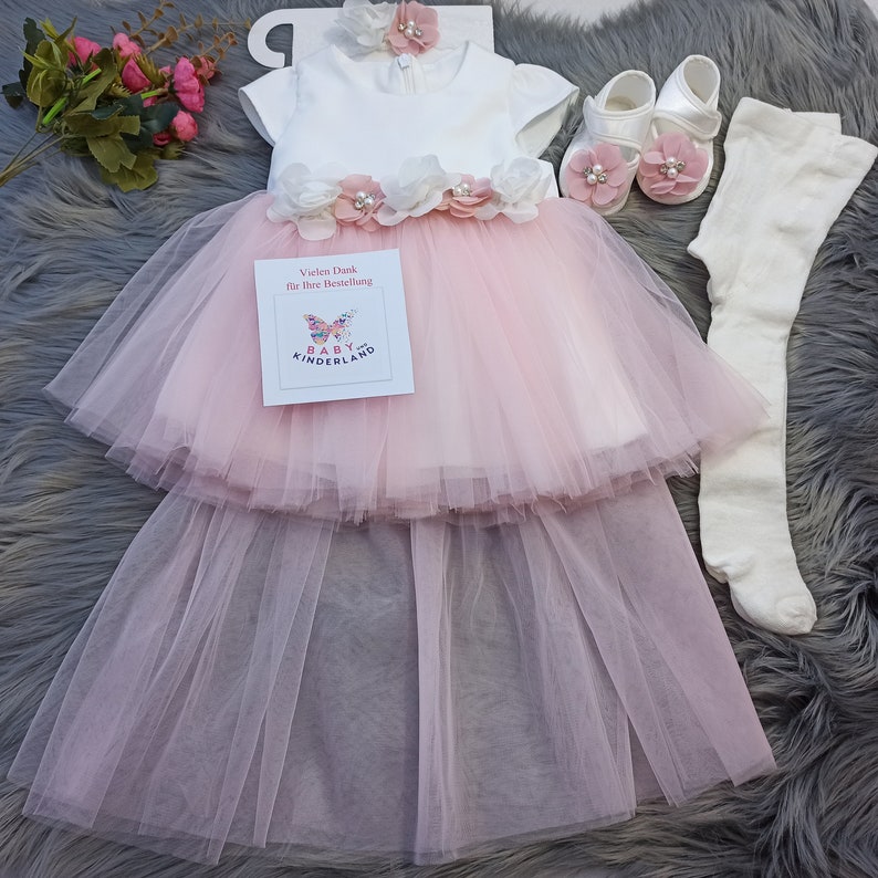 Baby Mädchen Taufanzug, Baby Mädchen Mevlüt, Baby Mädchen Kleidung, Fotoshooting, Baby Eid Kleidung, Prinzessin Kleidung Rosa