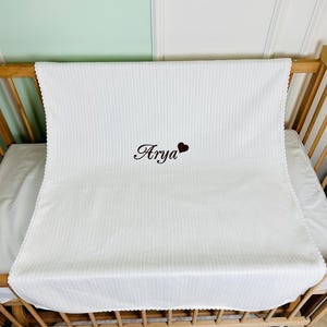 Baby blanket with desired name, personalized baby blanket, baby gift with desired name, baby shower gift, personalized gift for birth