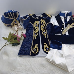 Boys Outfit, Photoshoot, Baby Eid Clothes,Boys Circumcision Costume, Boys Mevlut Suit, Prince Costume, Boys Mevlut Costume image 8