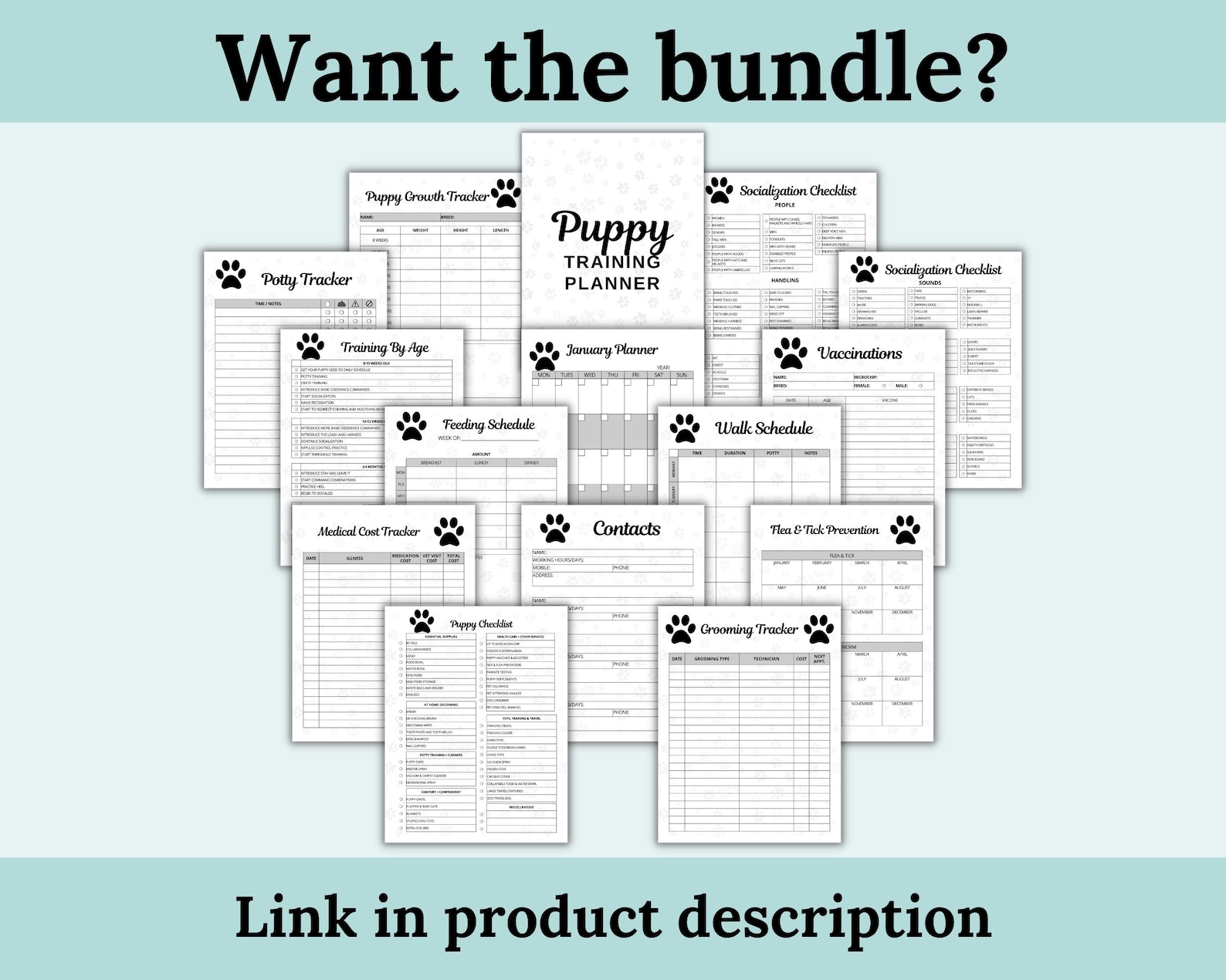 New Puppy Checklist, New Puppy Shopping List, Printable Puppy Checklist ...
