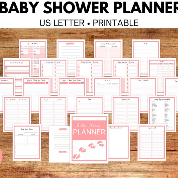 Baby Shower Planner Etsy