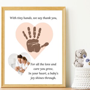 Foster Parent Handprint Craft, Foster Care Printable Handprint Art ...