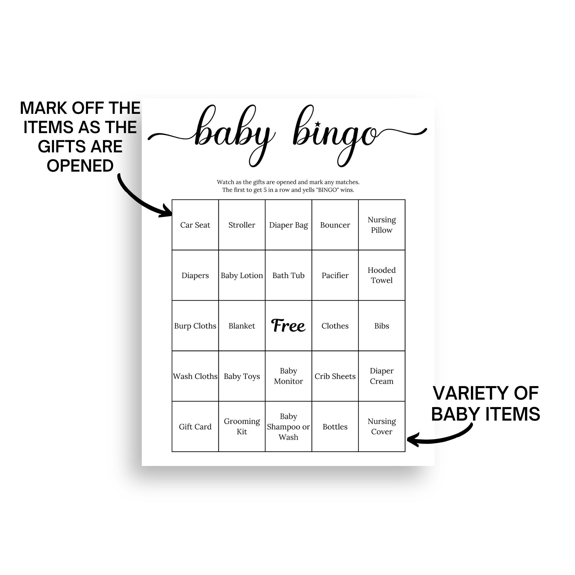 Baby Shower Bingo Printable Bingo Cards Prefilled Bingo Cards Etsy Baby Shower Bingo Printable Bingo Cards Prefilled Bingo Cards Etsy