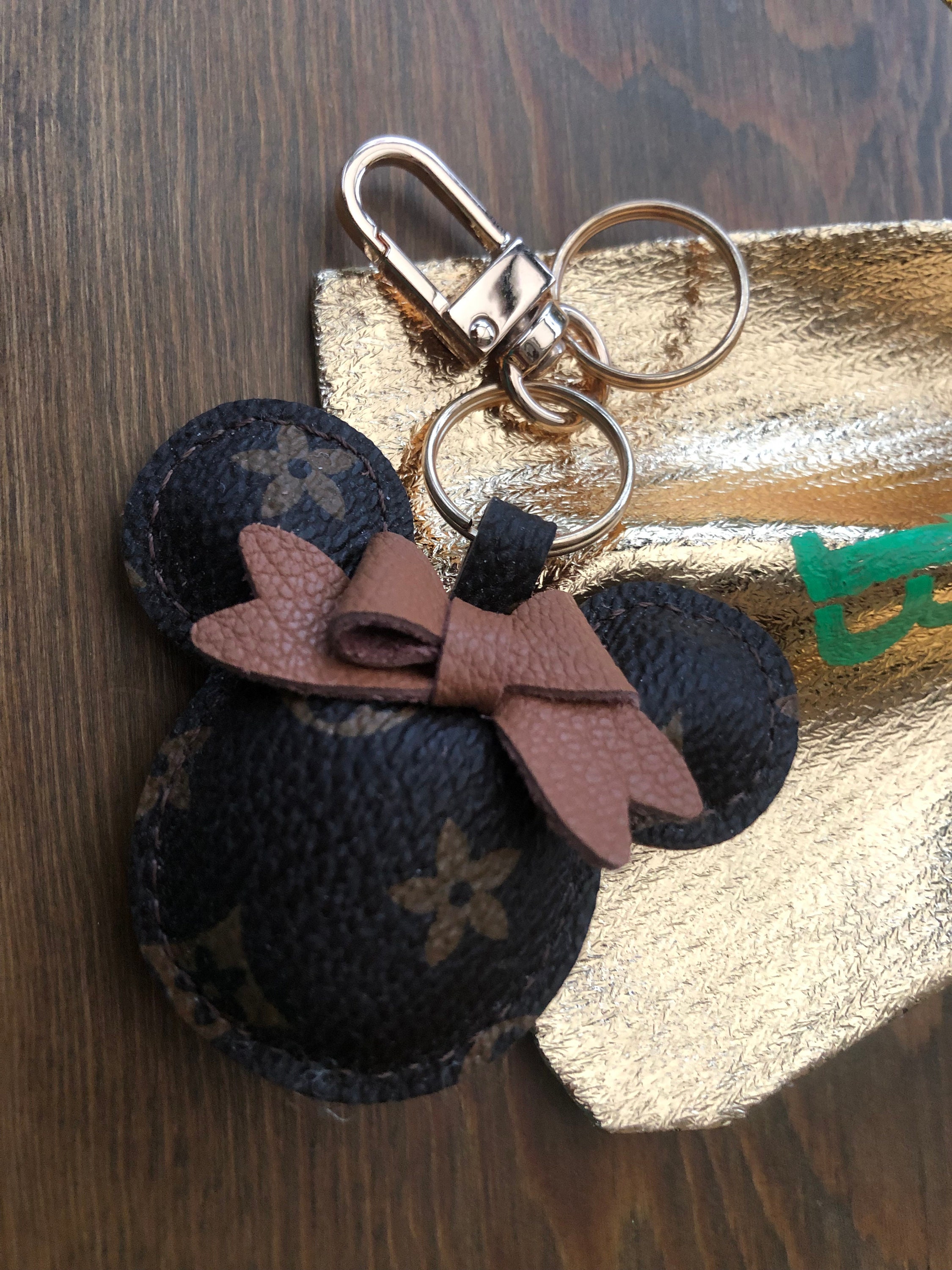 Minnie Mouse Luxury Keychain Keyring in Handmade Personalised 