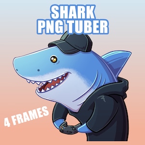 Shark PNG Tuber / Shark / Livestreams on Twitch / YouTube