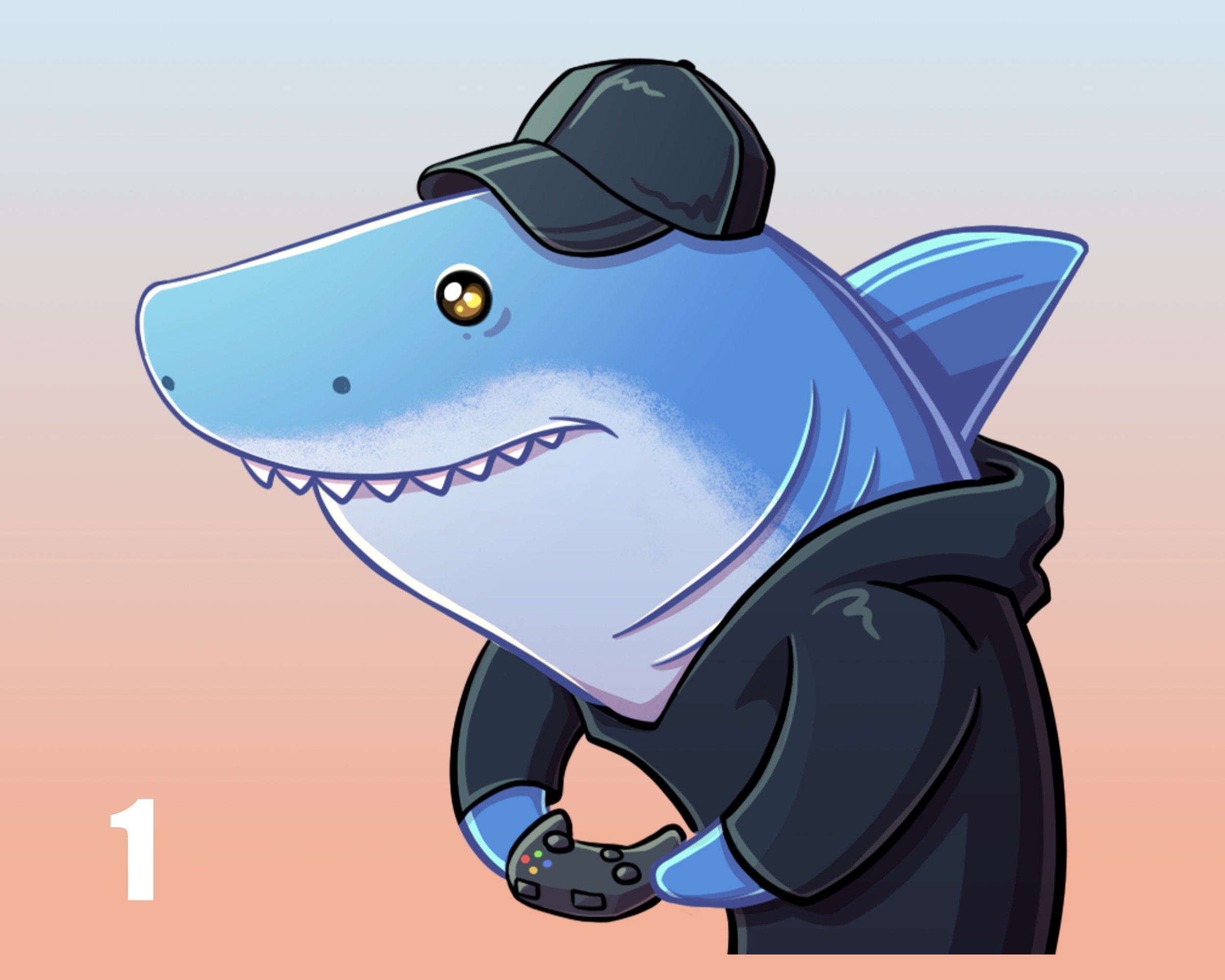 Shark PNG Tuber / Shark / Livestreams on Twitch / Youtube - Etsy