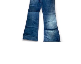 Cinturón estilo vintage Y2K New Look House of Denim, desgastado, tiro bajo, nuevo con etiquetas, talla 12