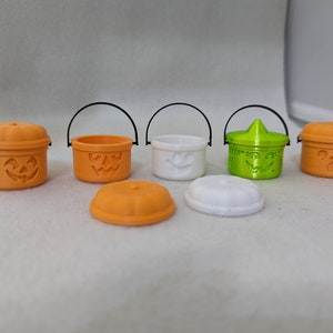Mini Halloween Boo Buckets McDonalds Vintage Retro 3D Print