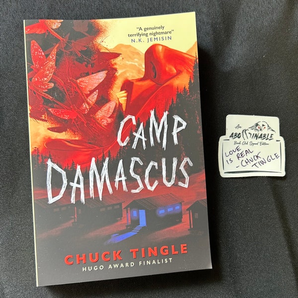 SIGNED Camp Damascus by Chuck Tingle w/ Signed Bookplate horror book LGBTQ