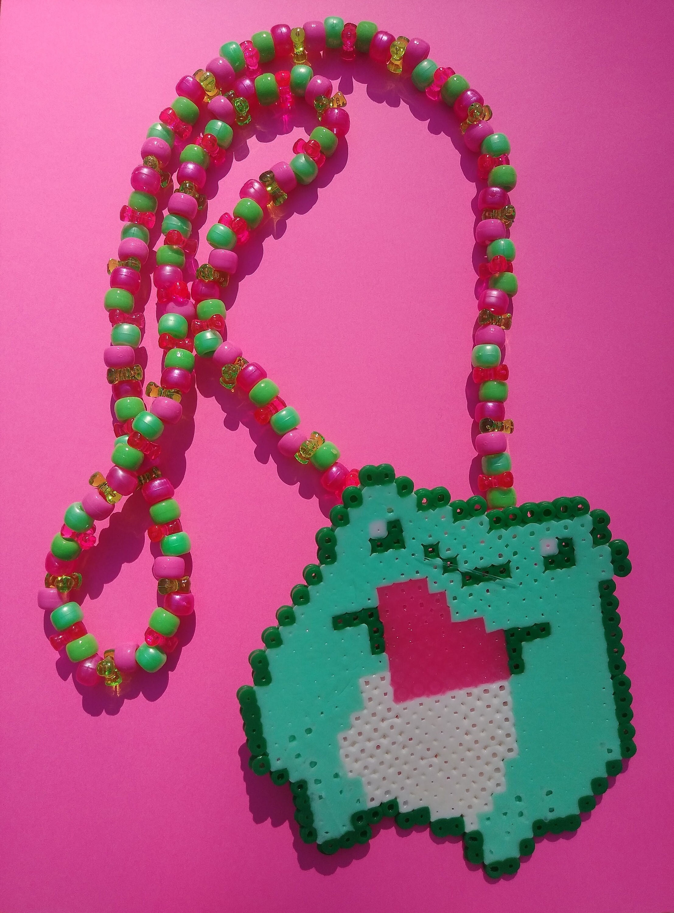 Custom Perler Necklaces Etsy