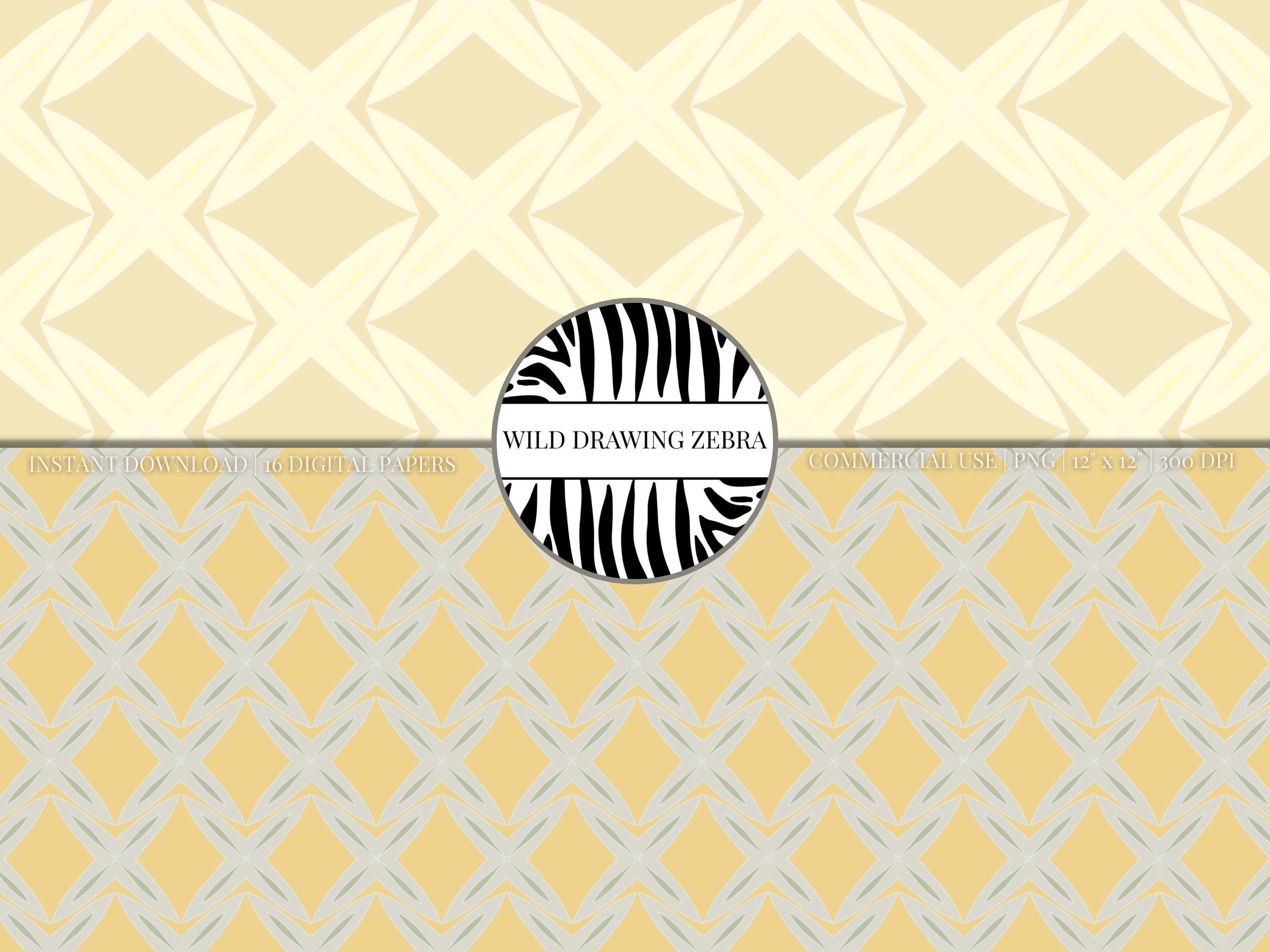 Decorative Moroccan Digital Paper Pack With Oriental Mosaic Scrapbook ...
