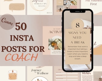 Coach 向け Instagram Canva テンプレート