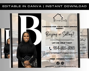 Real Estate Flyer, Home Buying Flyer, Realtor Flyer, Homeowner Flyer, Real Estate Broker, Home selling Flyer, Premade Template