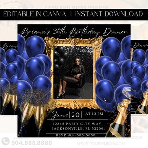 Birthday Flyer, Birthday Girl Invitation, Birthday Party Invitation, Party Invite Flyer, Bday Flyer, Premade Template