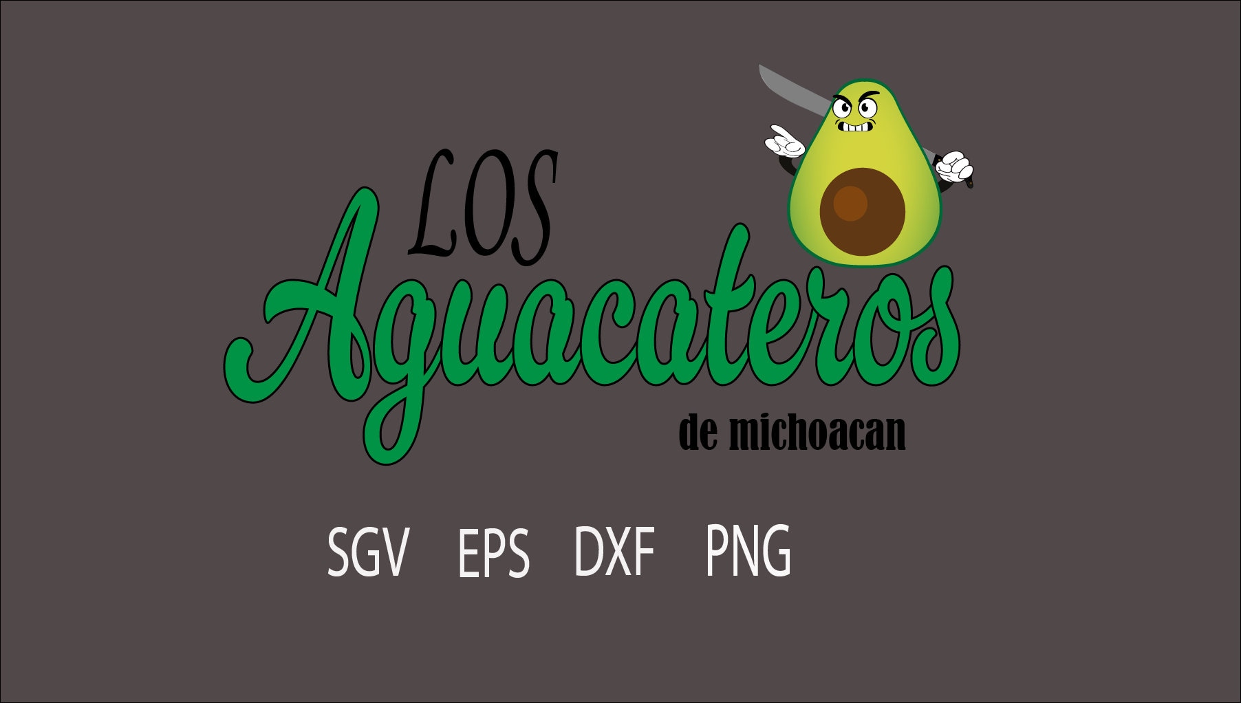 aguacateros mexico michoacan sgv eps dxf png