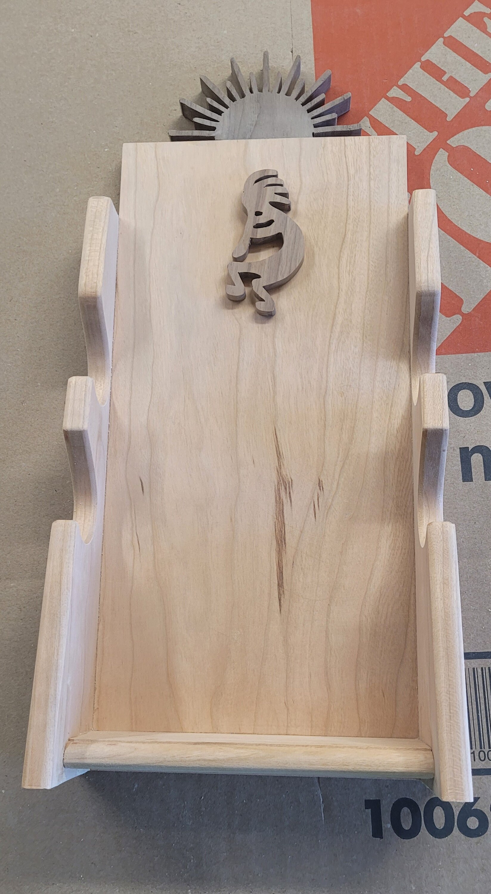 American Indian Flute Stand With Kokopelli Etsy