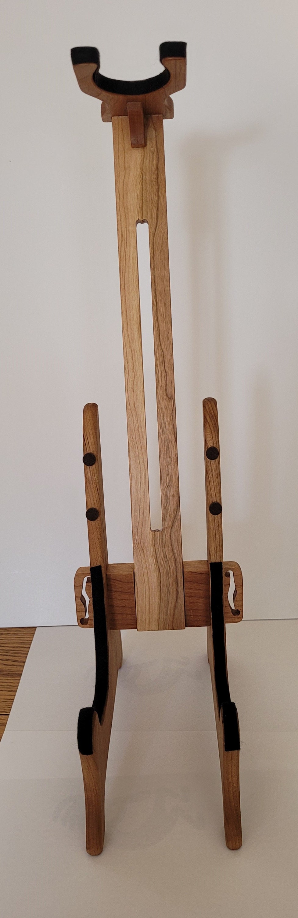 Handcrafted Wooden Mandolin Stand Etsy