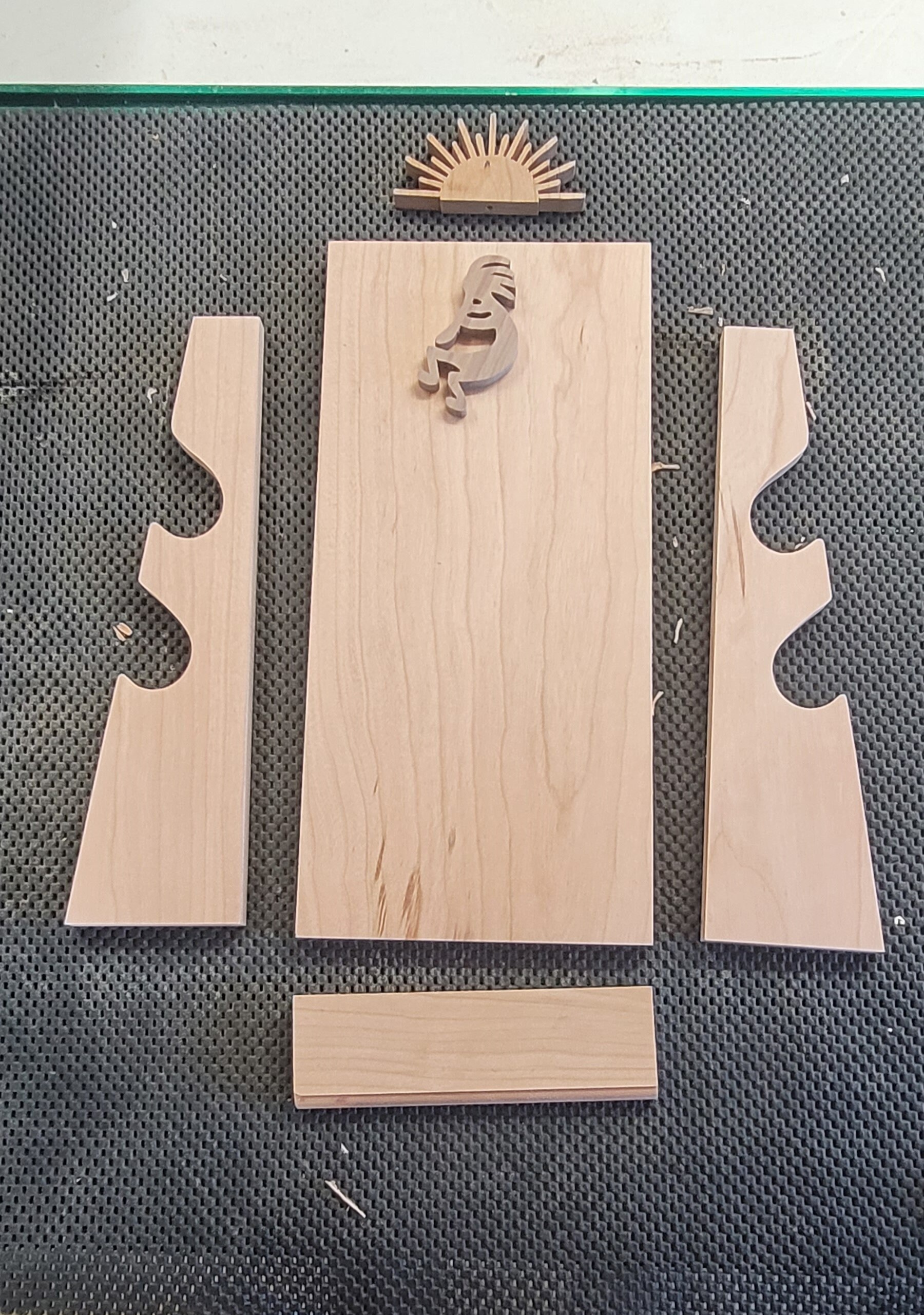 American Indian Flute Stand With Kokopelli Etsy