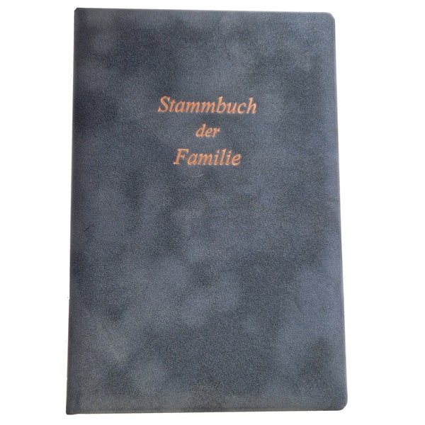 Stammbuch der Familie; Stammbuch für Hochzeit, klassisches Format mit goldener Prägung