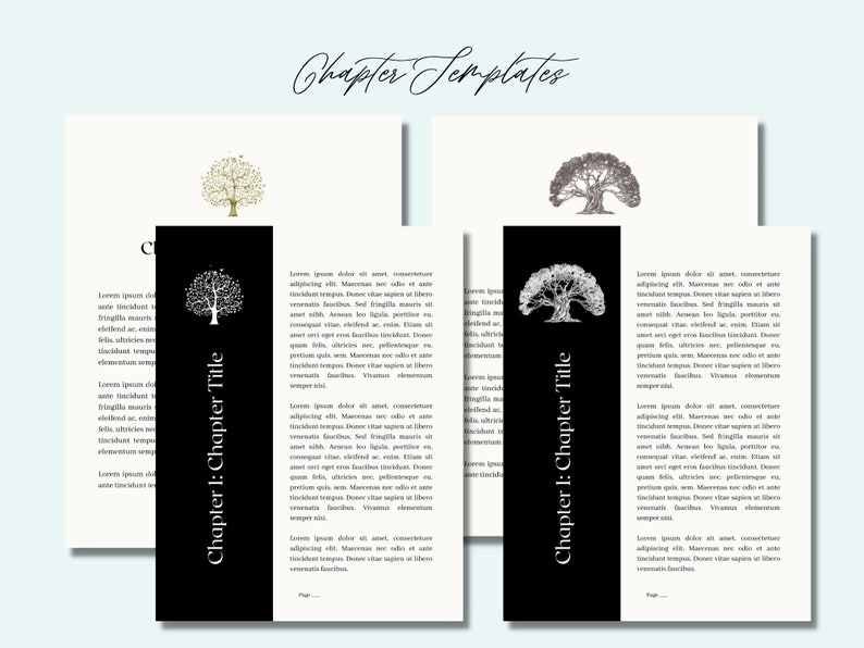 Genealogy Book Template 8.5x11 Life History Scrapbook Ancestry Book Template Instant Edit Download Canva Family History Workbook image 4