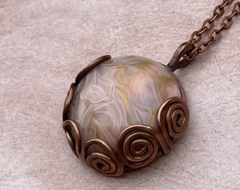 Vintage Glass Pendant