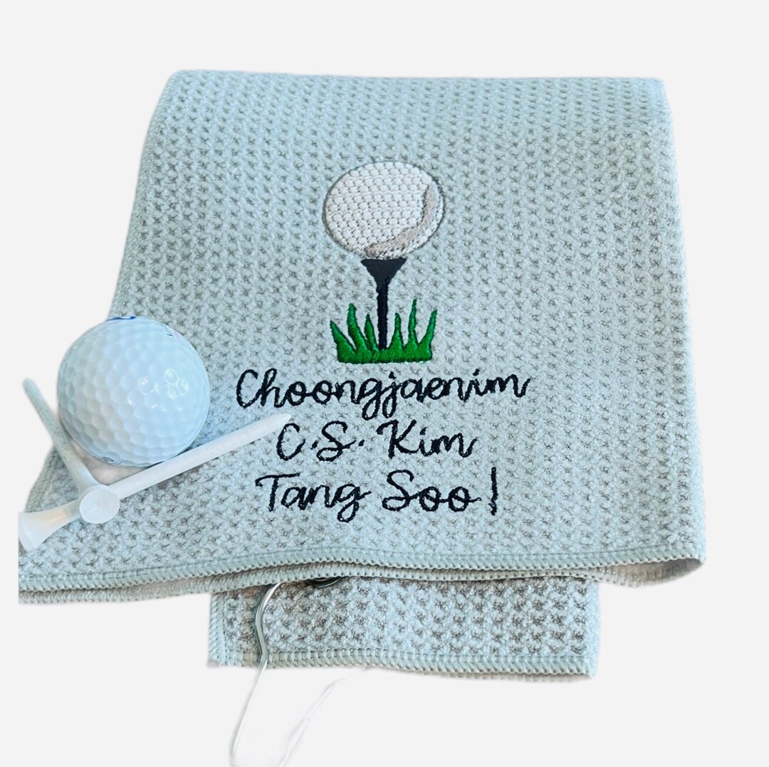 Personalized Golf Towels Custom Embroidered Golf Towels Etsy