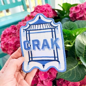 Mahjong Linen Cocktail Napkins | Charleston Tile Party Decor zdjęcie 1