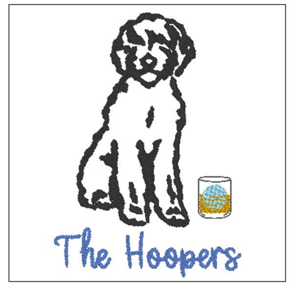 Labradoodle Cocktail Napkins Goldendoodle Cocktail Napkins Etsy