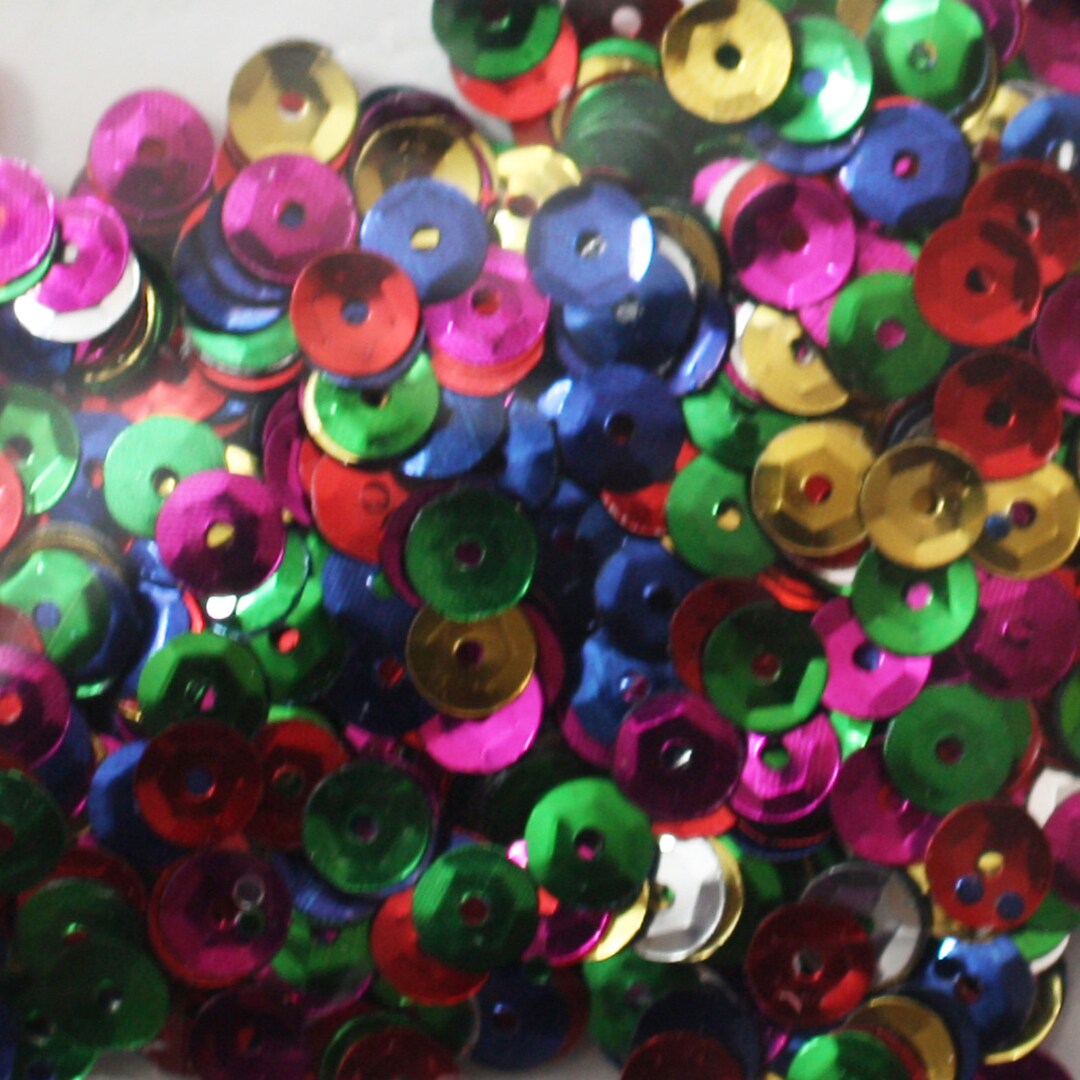 5mm Cup Sequins Metallic Mixed Colors Pk/800 - Etsy