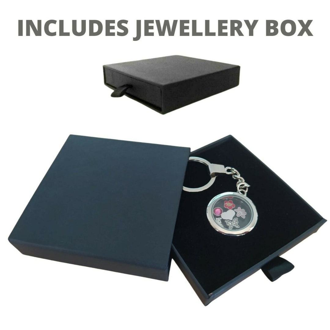 Floating Charms Memory Locket Keyring for Mum Daughter Friend Nan ...