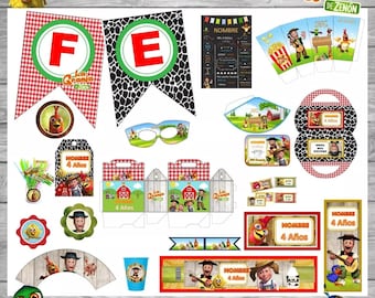 Zenón Farm Verjaardag Printbare Kit