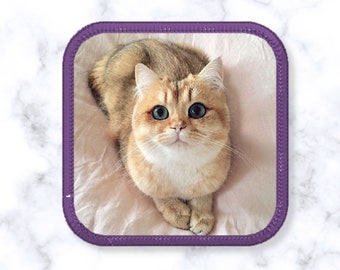 Custom Photo Iron-On Patch: Sublimation Printed Fabric, Wedding Dress Memoir