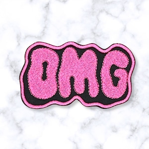 OMG Patch, Y2K Aesthetic Patch, 90s Pop Culture Patch