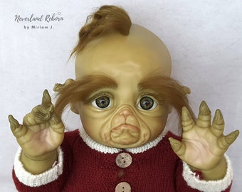 Baby Grinch Doll Etsy