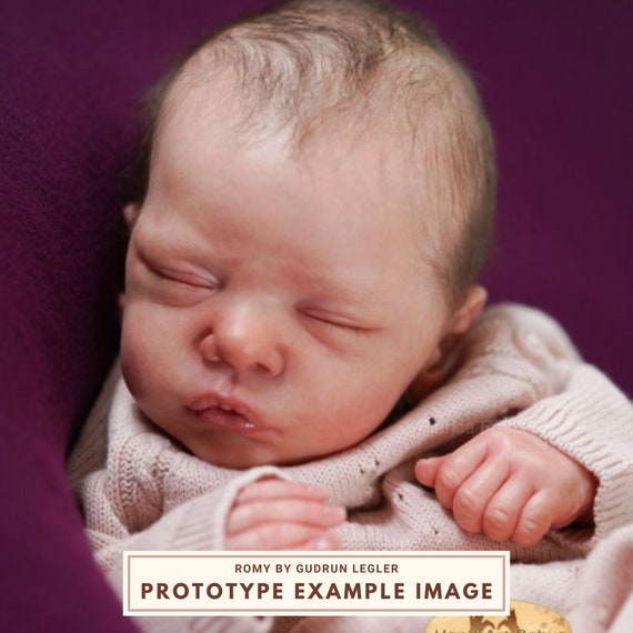 CUSTOM ORDER Romy by Gudrun Legler, Reborn Baby Doll Open Edition 
