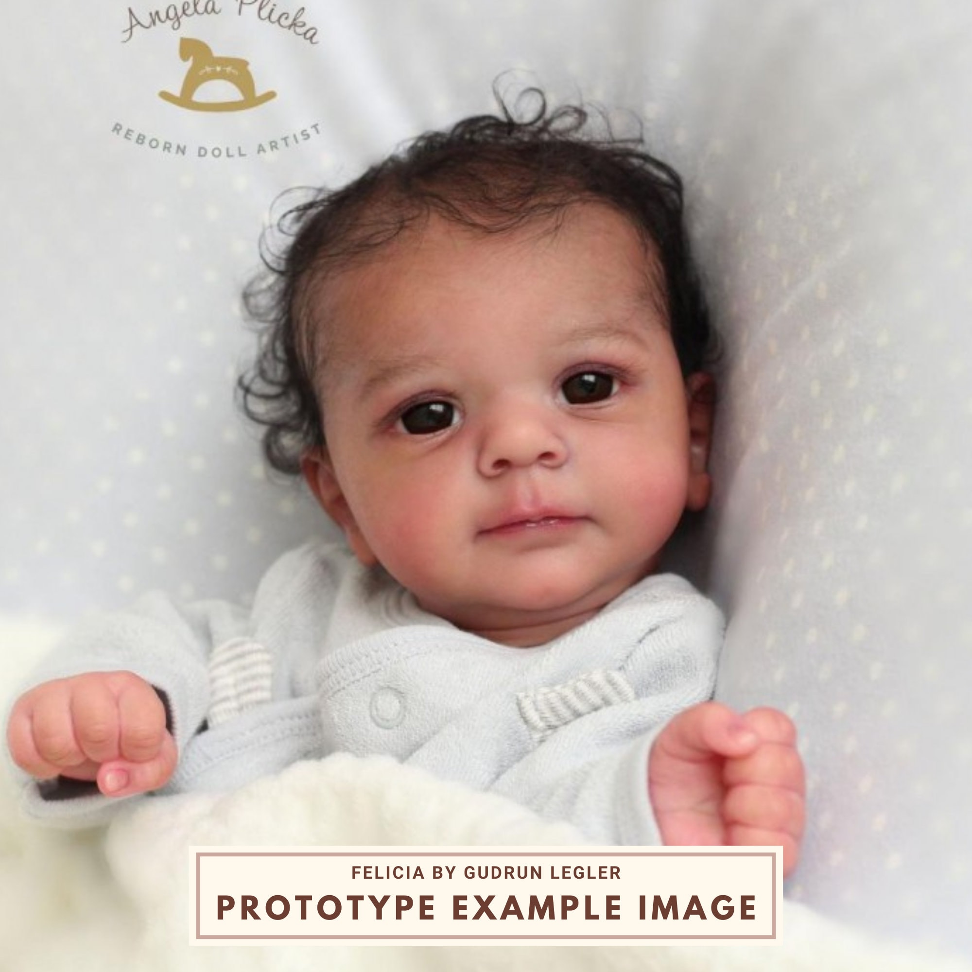 CUSTOM ORDER Felicia by Gudrun Legler, Hyper Realistic Reborn Baby