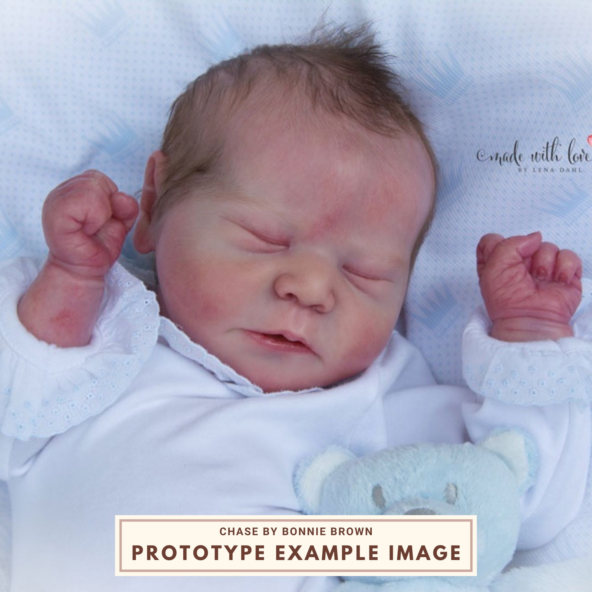 Custom Reborn Baby Doll, Chase by Bonnie Brown, 21 Inch Newborn