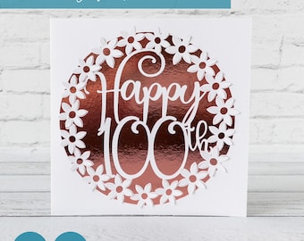 Alles Gute zum Geburtstag SVG, Geburtstagskarte SVG für Mama, Pop-up-Blumenkarte SVG für Cricut