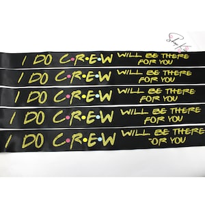 Sets of Friends bachelorette party sashes | Friends Themed Sashes | Plus Size Sashes | Custom sashes |  Priority 2 - 3 days delivery